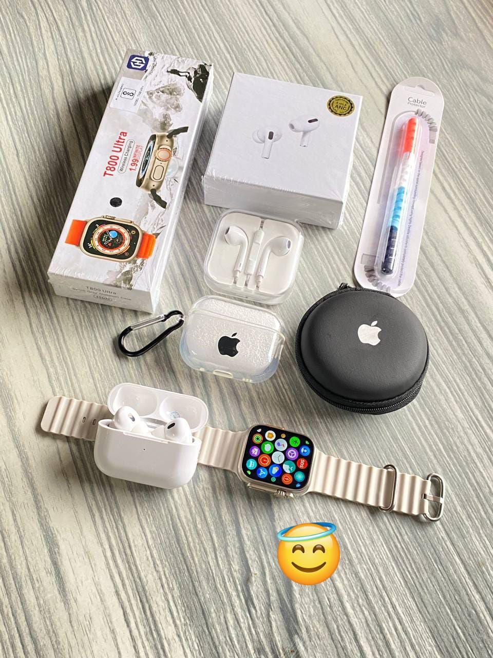 APPLE WATCH ULTRA AND AIRPODS PRO 2 TWS COMBO* HOTSELLING 6 In 1