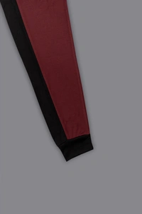 Drizone-Pack of 16 Pcs-@170/Pc- Round Neck Full Sleeve Designer T-Shirt With Panel - Wine, Airforce, Light Grey, Sky Blue, M,L,XL,XXL