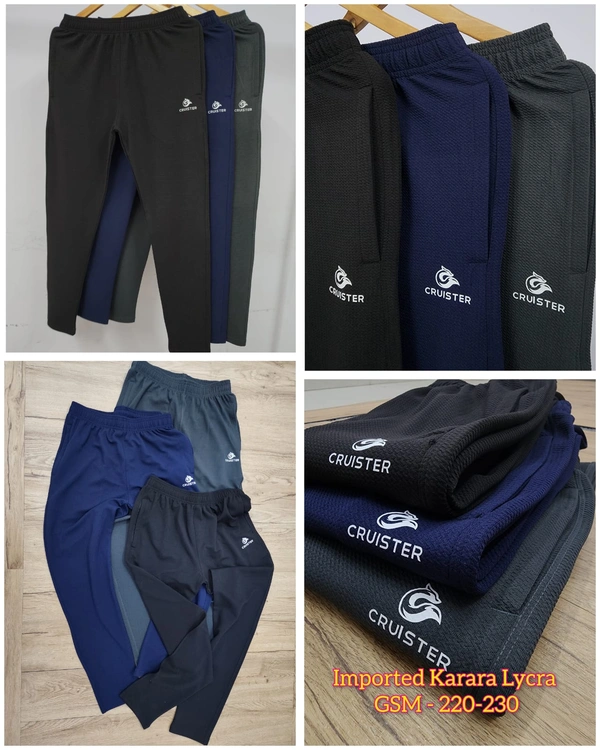 CR8501-Set Of 4 Pcs@221/Pc- Sports Imported Karara Lower-CR8501-AK23-S02-DG - Dark Grey