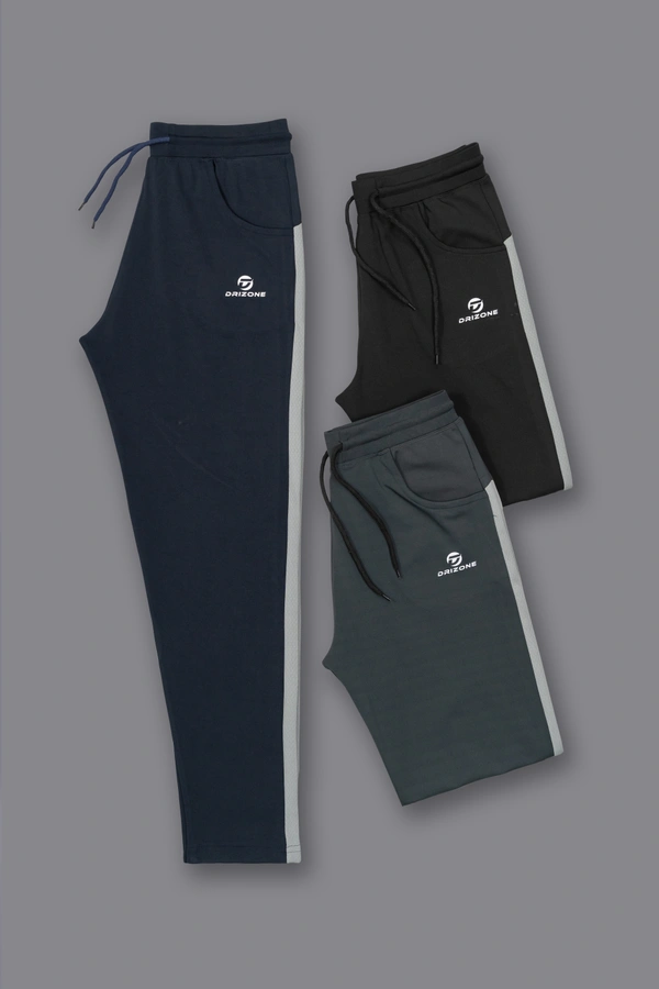 Drizone-Pack of 12 Pcs-@310/pc- Designer D pocket lower - M,L,XL,XXL, Navy blue, Dark grey, Black