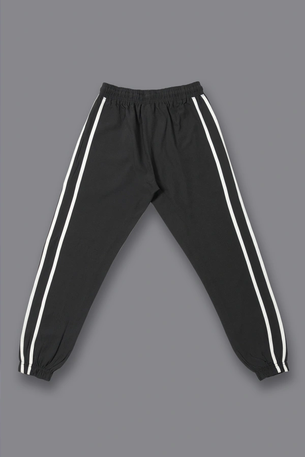 Drizone-Pack of 4 Pcs-@240/Pc- NS Stripe Jogger - M,L,XL,XXL, Black