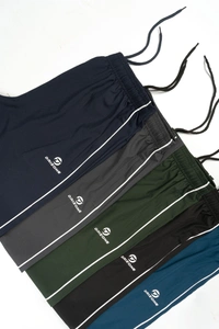 Drizone-Pack of 20 Pcs-@488/Pc- Sports NS Lycra Designer Tracksuit - M,L,XL,XXL, Black, Dark Grey, Olive green, Air force, Navy Blue