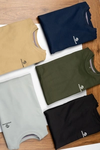 Drizone-Pack of 20 Pcs-@320/Pc- Sweat shirt - M,L,XL,XXL, Navy Blue, Black, Light Grey, Camel, Teal Green