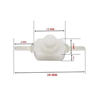 8mm metal plate 1A 30V SPST self locking tactile switch