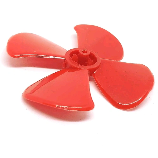 Scriptronics® Toy Motor Fan 4 Wing Fan Plastic Dc Motor Propeller Mini Fan Blade 4 Wing Propeller for DIY Projects, Kids Project (Pack of 35)