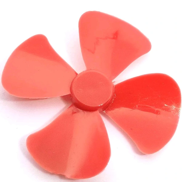 Scriptronics® Toy Motor Fan 4 Wing Fan Plastic Dc Motor Propeller Mini Fan Blade 4 Wing Propeller for DIY Projects, Kids Project (Pack of 35)