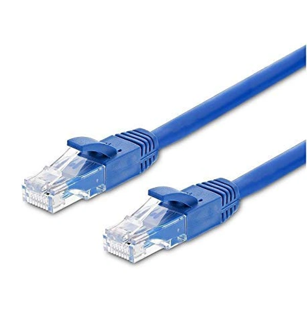 1.5 Meters / 5 Feet - RJ45 CAT 6 Ethernet Patch/LAN Cable for Router Modem Computer Laptop - Blue/Random Color