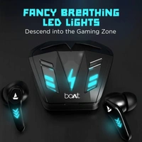 boAt Airdopes 190 True Wireless in Ear Earbuds with Beast Mode(50ms) for Gaming, 40H Playtime, Breathing LEDs, Signature Sound, Quad Mics Enx Tech, ASAP Charge & BT v5.3 - White