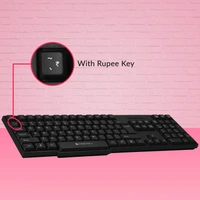 Zebronics Zeb-Companion 107 USB Wireless Keyboard and Mouse Set with Nano Receiver (Black)