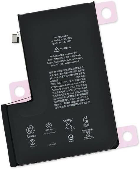 Mobile Battery for Apple iPhone 12 Pro Max - 3687 mAh ( 6 Month