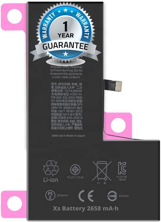 ok 13230 iPhone XS 256GB バッテリー新品 Original Battery for iPhone Xs (2658 mAh) Battery with 1 Year