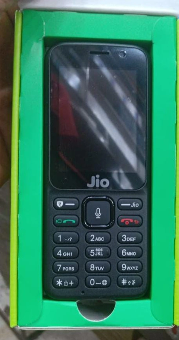 Used Jio Mint Condition Random Model Mobile Phone 2.4 Screen Size 2000mAh Battery, Charger & Box Packing & Very Good Condition - Black