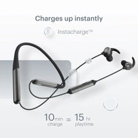 Noise Flair XL XL Bluetooth Wireless Neckband Earphones with Mic 1 Yr Warranty  - Black