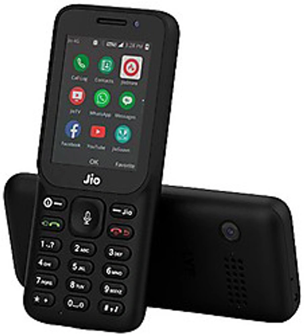Jio F320 Refurbished Best Quality with box & battery pack  - Black