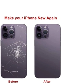 Replacement Part for Rear(Back) Glass Panel Compatible with (iPhone 14 Pro Max) 7 Day Replacement Warranty  - Black