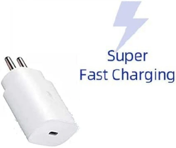25W USB-C Super Fast Charger 25W Pd Charging Adapter Compatible for Samsung Galaxy S21/S21+/S21 Ultra/S20/S20+/S20 Ultra/Note 10,20/Note 20 Ultra/Note10+ (Only Adapter) (RVT-23-SPDA-0176)