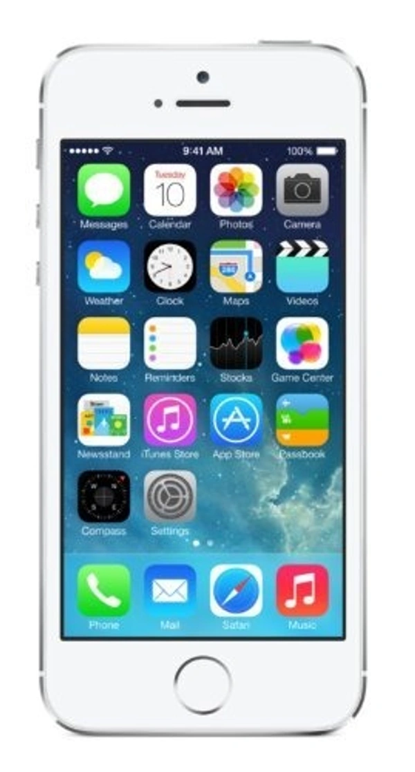 iPhone 5S Just Like New 3 Month Warranty Including All Accessories - 16GB, Silver