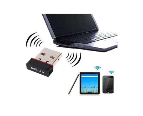 500Mbps Mini Wireless Dongle Network Card USB LAN Wi Fi Adapter USB Dongle Wireless Receiver Network Card for PC/Laptop