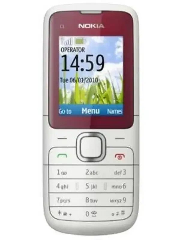 Nokia C1-01 Feature Phone With Battery & Charger Renewed - Gray