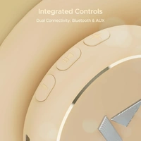 Boat Rockerz 450 Pro Bluetooth On Ear Headphones with Mic with 70 Hours Battery, 40Mm Drivers, Bluetooth V5.0 Padded Ear Cushions - Standard, Peach