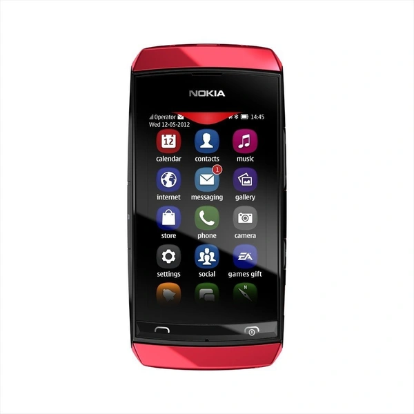 Nokia Asha 305 Renewed 3 Month Warranty  - Red