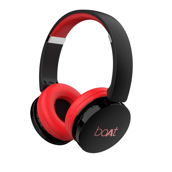 boAt Rockerz 370 On Ear Bluetooth Headphones - Red