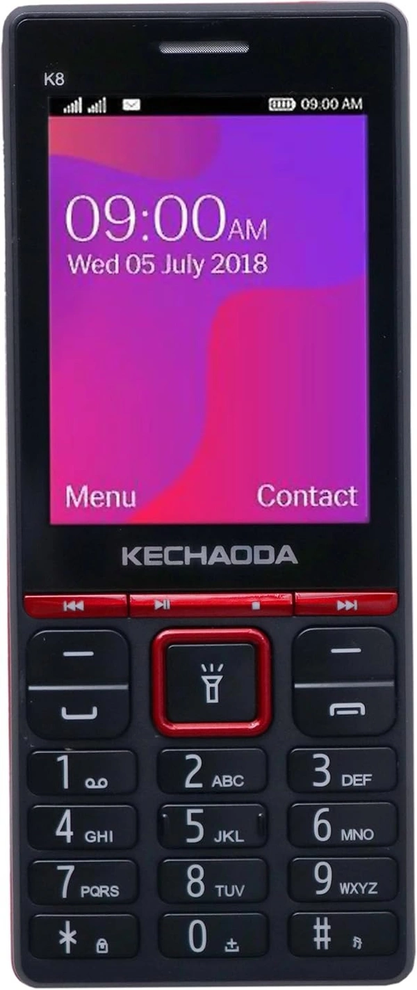 KECHAODA K8 (Black) Dual Sim Phone  - Black