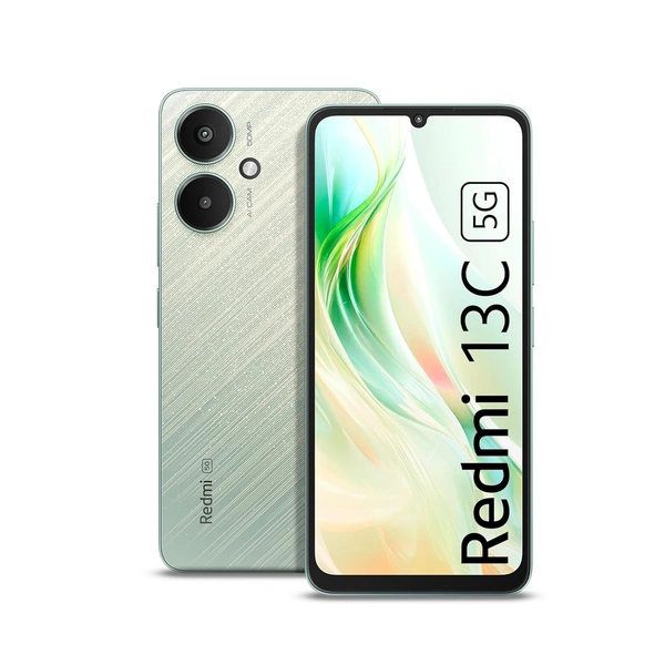  Redmi 13C 5G MediaTek Dimensity 6100+ 5G 90Hz Display Renewed  - 256 GB, Startrail Green