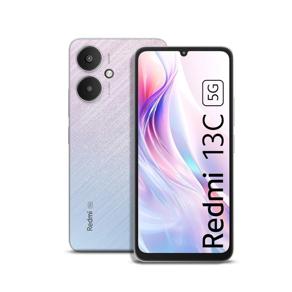  Redmi 13C 5G MediaTek Dimensity 6100+ 5G 90Hz Display Renewed  - 256 GB, Startrail Silver