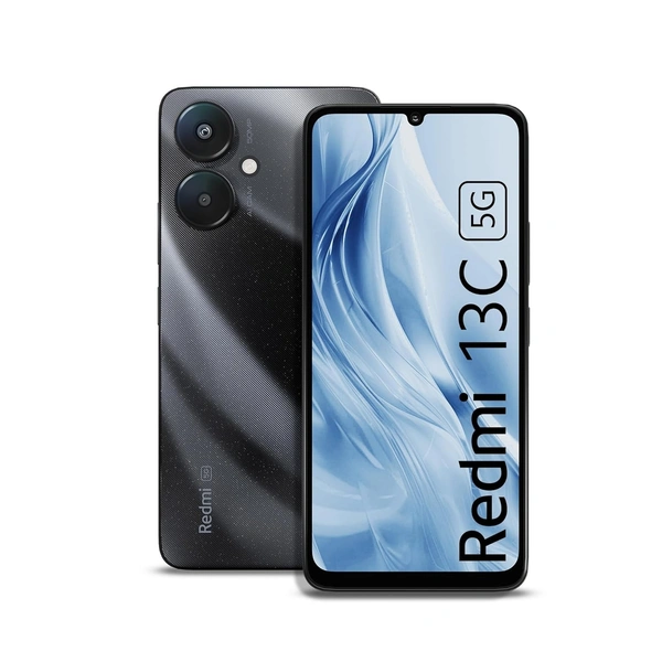  Redmi 13C 5G MediaTek Dimensity 6100+ 5G 90Hz Display Renewed  - 256 GB, Startrail Black
