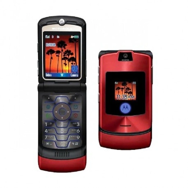 Motorola Motorazor V3i Renewed 3 Month Seller Warranty - Red