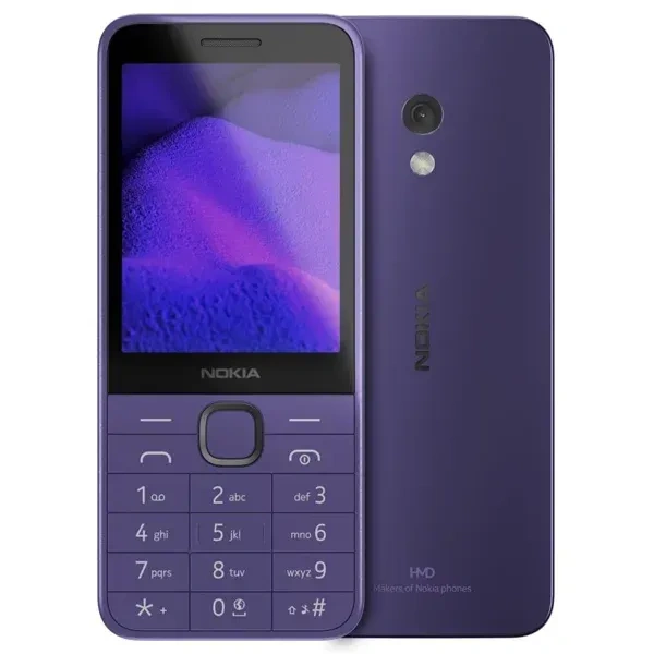 Nokia 235 3G All-New Keypad Phone with Dual SIM - Purple
