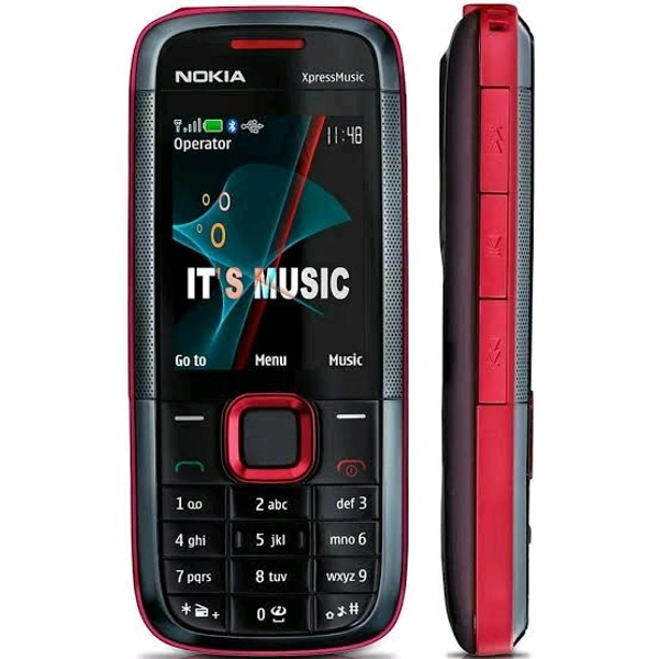 Nokia 5130 (Single SIM, 2 Inch Display) - Superb Condition, Like New Condition - Red