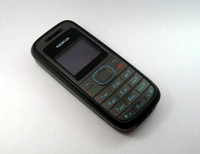Nokia 1208 Mobile Phone (REFURBISHED) - Black