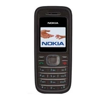 Nokia 1208 Mobile Phone (REFURBISHED) - Black