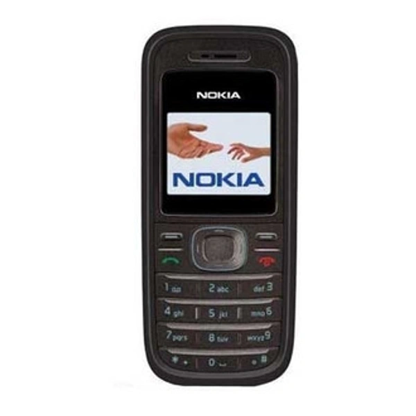Nokia 1208 Mobile Phone (REFURBISHED) - Black