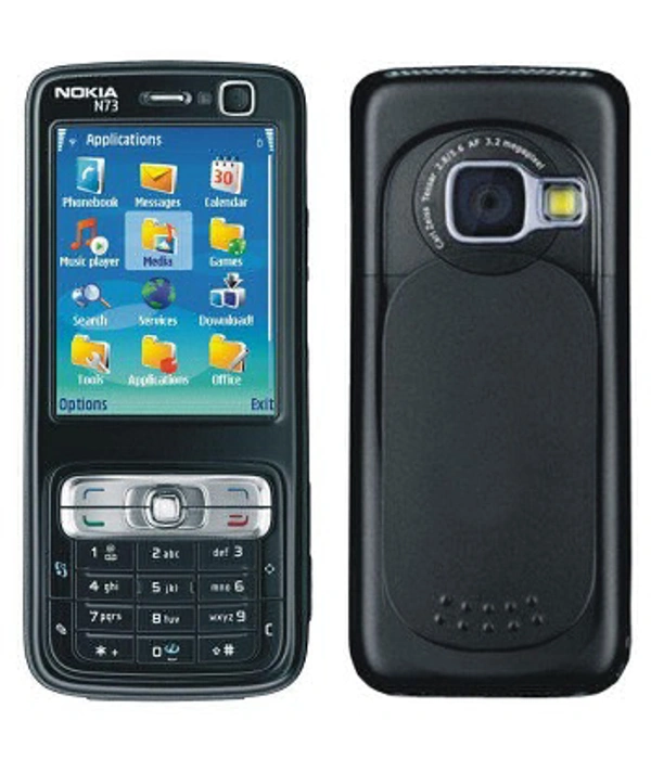 Nokia Imported N73 Mobile Phone 3.2 MP Camera, Bluetooth,FM,Java Refurbished
