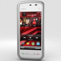 Nokia 5233 Xpress Music Symbian 9.4 OS Mobile Phone With 2MP Camera - White/ Black - Assorted Color Refurbished - Black