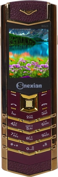 Snexian vertu button vartu dual sim phone - Red