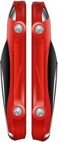 Snexian All-New Bold Car Shape Dual Sim |Keypad Mobile| with 1.8" Display| Car Phone |BT Dialer| Voice Changer | Auto Call Recording | Long Lasting Battery |Wireless FM | Feature Phone - Black