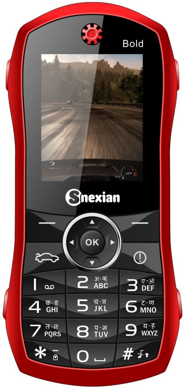 Snexian All-New Bold Car Shape Dual Sim |Keypad Mobile| with 1.8" Display| Car Phone |BT Dialer| Voice Changer | Auto Call Recording | Long Lasting Battery |Wireless FM | Feature Phone - Red