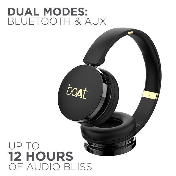 boAt Rockerz 370 On Ear Bluetooth Headphones open Box - Green