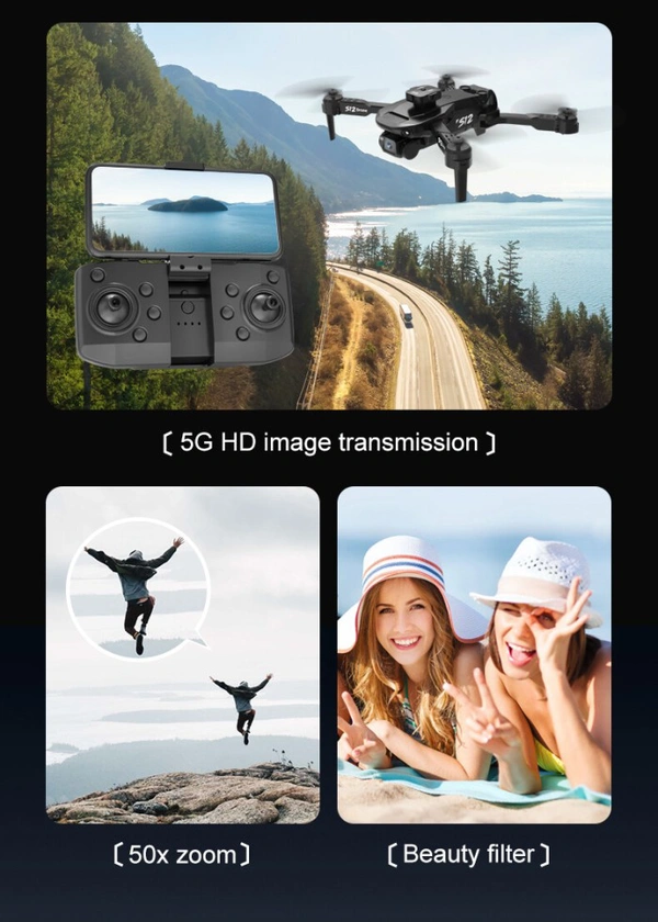  J1 4k CAMERA DRONE OPTICAL FLOW ESC DUAL CAMERA 4K CAMERA OPTICAL FLOW HOVERING OBSTACLE AVOIDANCE LONG ENDURANCE DRONE200M 5G - Web Orange