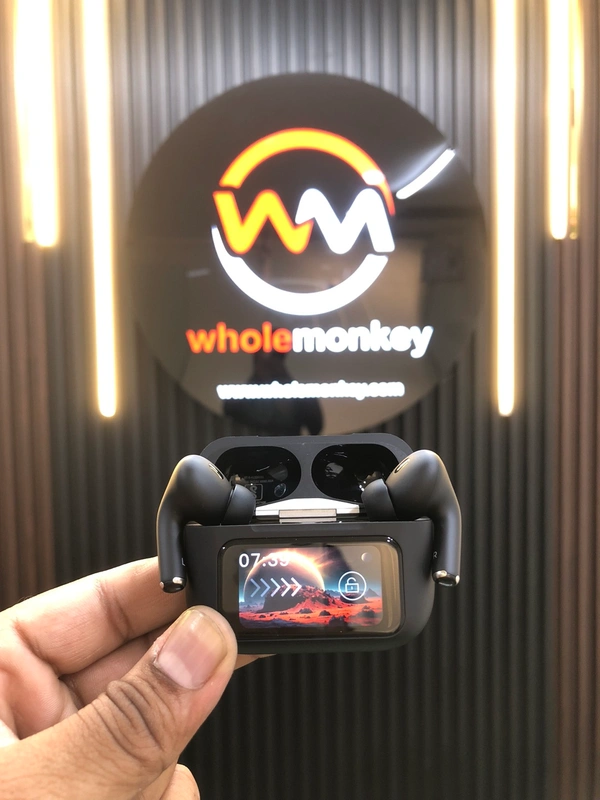 Wholemonkey Pods Pro-2 Plus With Screen Display With All Feature 6 Month under seller warranty  - Black