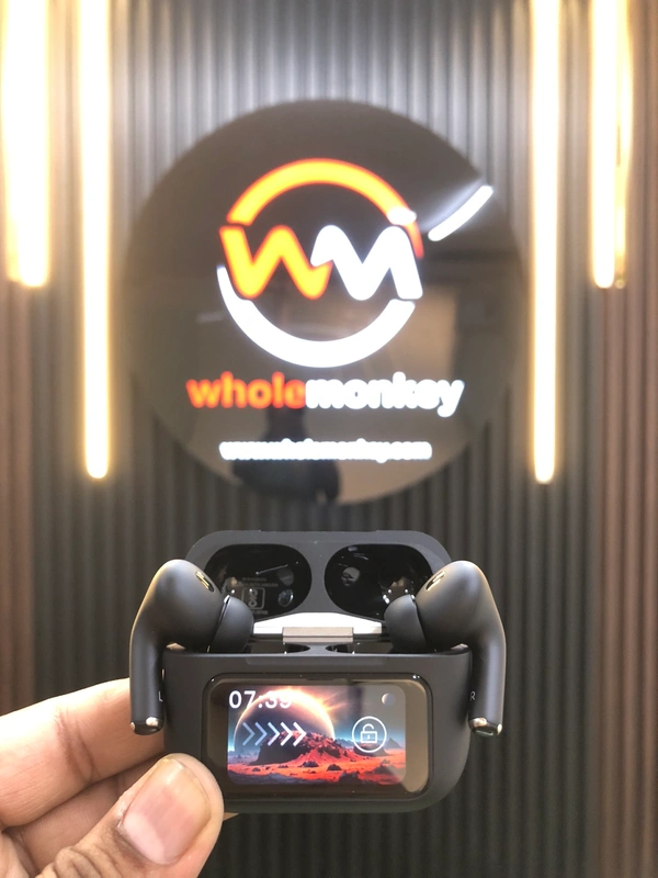 Wholemonkey Pods Pro-2 Plus With Screen Display With All Feature 6 Month under seller warranty  - Black