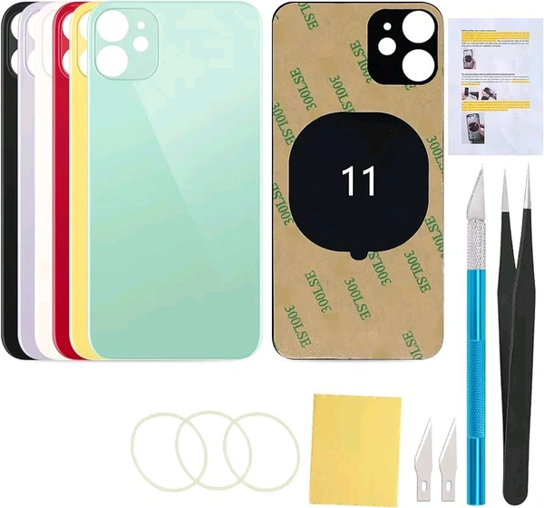 iPhone 11 Back Glass Pannel Original 3 Month Warranty  - Red