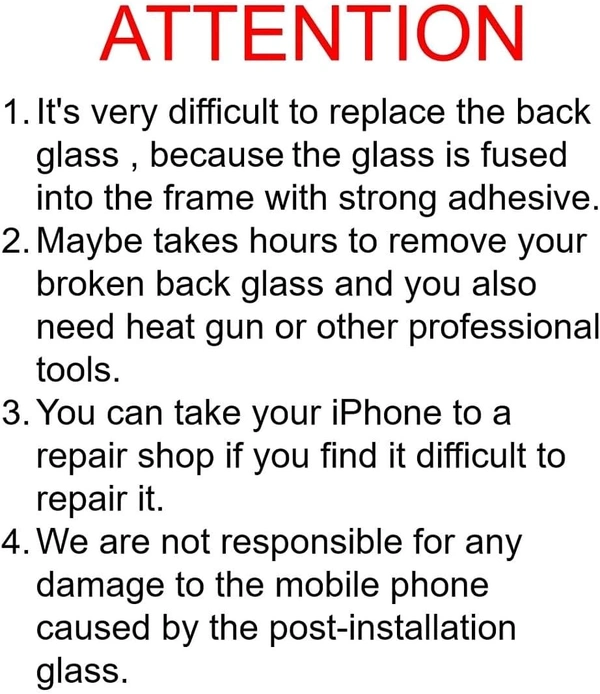 iPhone 12 Pro Back Glass Pannel Original 3 Month Warranty  - Dove Gray