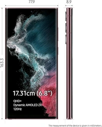 Samsung S22 Ultra International Unit 1 Month Warranty Just Like New  - Paprika, 256GB