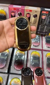 Ringme Circle 1 | Unique Design with Round Screen Mobile Phone 500mAh Battery 1.32" Display BT Call - Gold