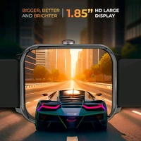 beatXP Marv Neo Smart Watch with 1.85” Ultra HD Display, Bluetooth Calling, 240*280px, AI Voice Assistant, 100+ Sports Modes, Heart Rate Monitoring, SpO2, IP68, Fast Charging, 100+ Watch Faces - Black